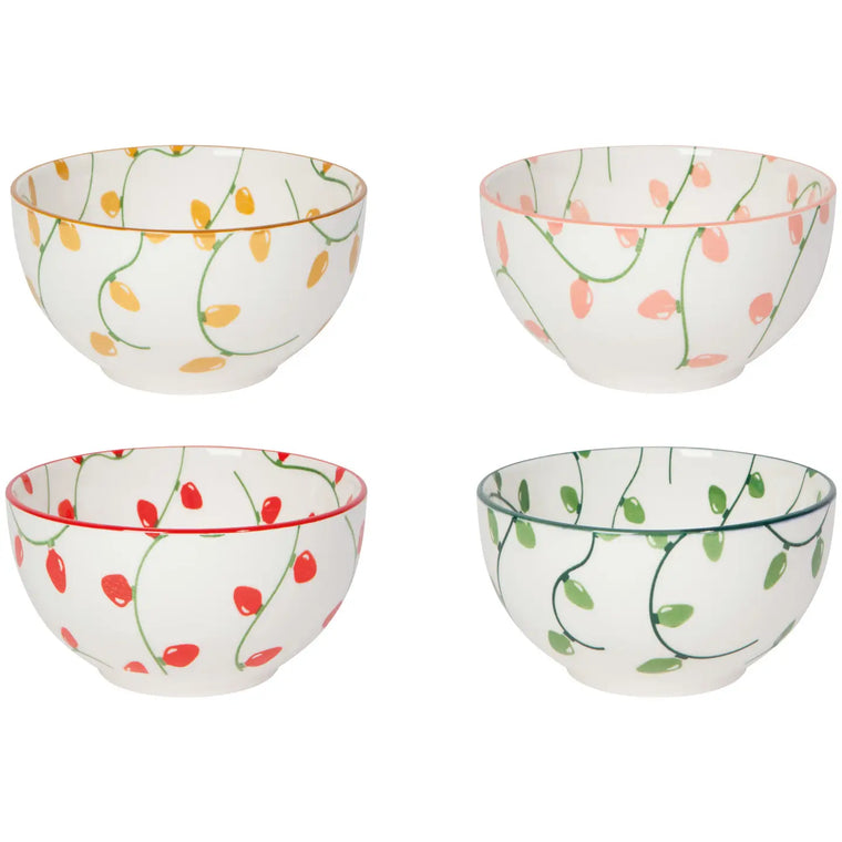Holiday Glow Bowls (Set of 4)