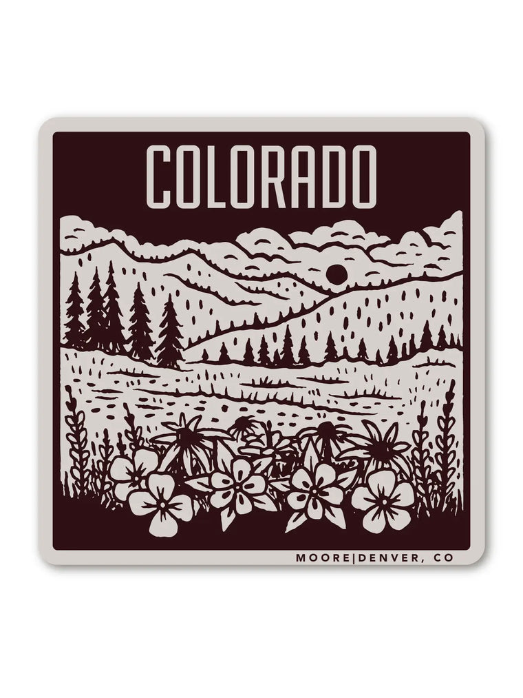 Colorado Mountain Sticker