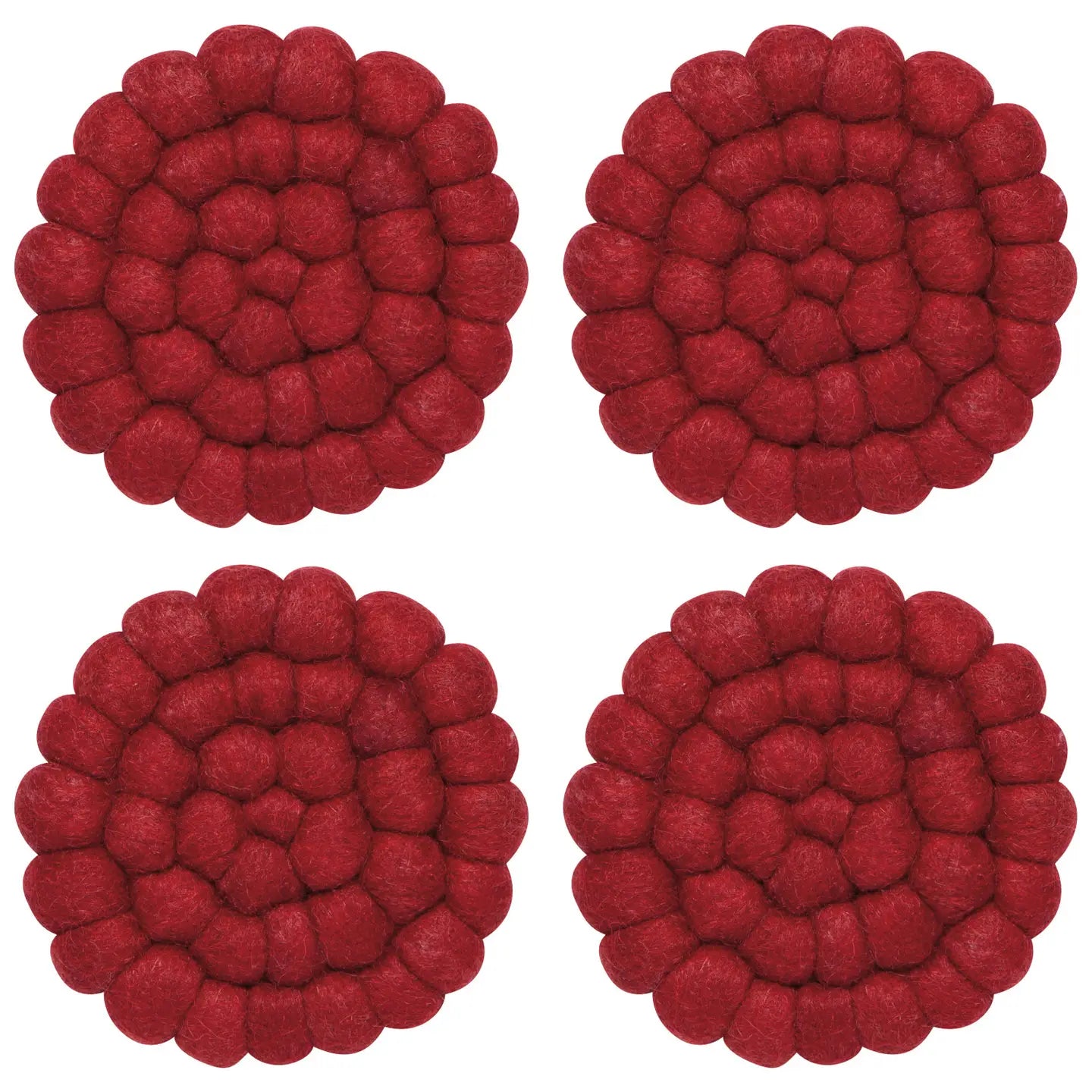Chili Dot Coasters (set of 4)