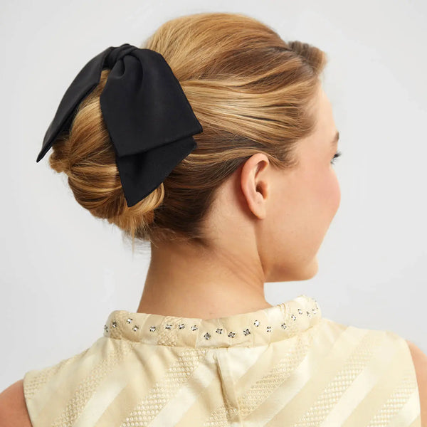 Fabric Bow Hair Clip