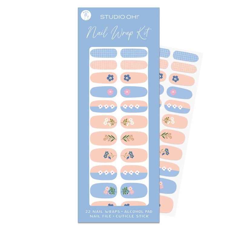Pretty Petals Mani Nail Wrap Kit