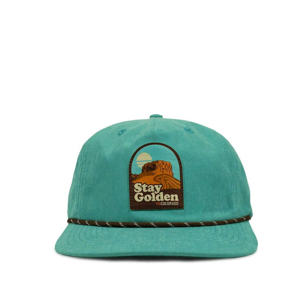 Stay Golden Turquoise Hat