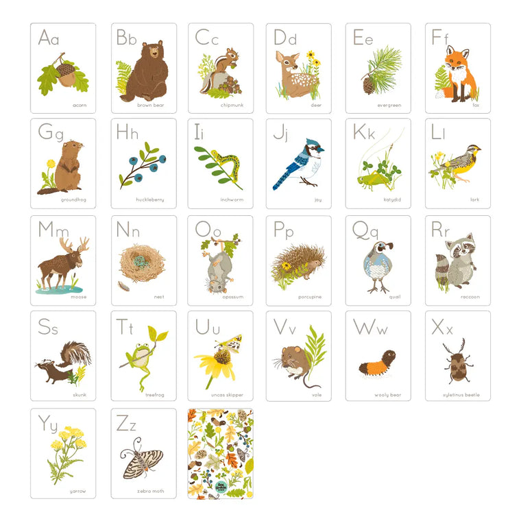 Woodland ABC Cards