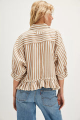 Bailey Stripe Shirt - Neutral