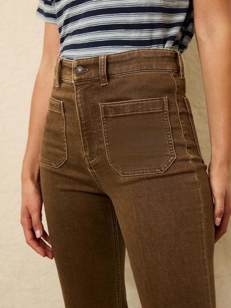Stretch Terry Pocket Pant - Walnut