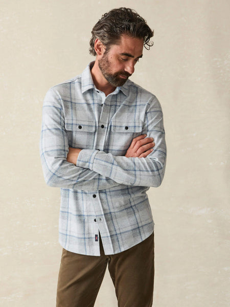 Legend Sweater Shirt - Maine Sky Plaid