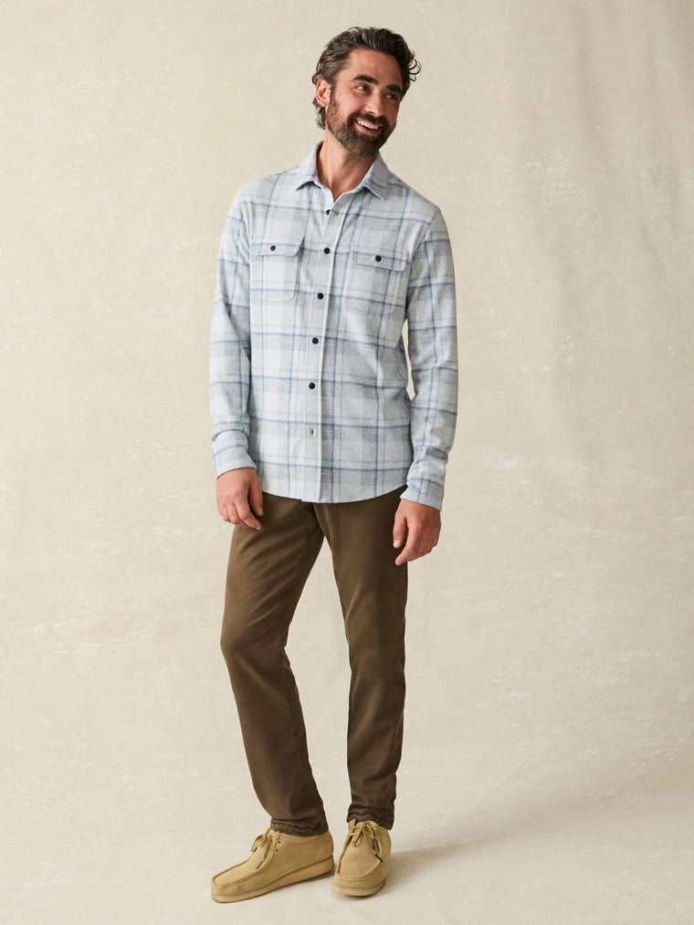 Legend Sweater Shirt - Maine Sky Plaid