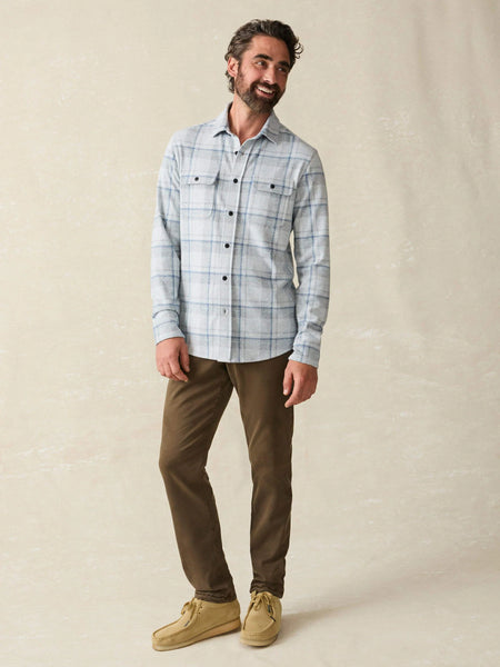 Legend Sweater Shirt - Maine Sky Plaid