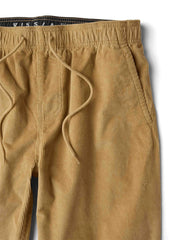 No See Ums Elastic Cord Pant - Dark Sand