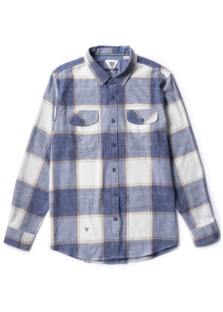 Central Coast Flannel - Dark Naval Heather FINAL SALE