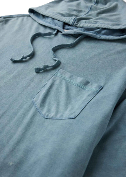 Solid Sets Hooded Pullover - Blue Haze