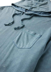 Solid Sets Hooded Pullover - Blue Haze