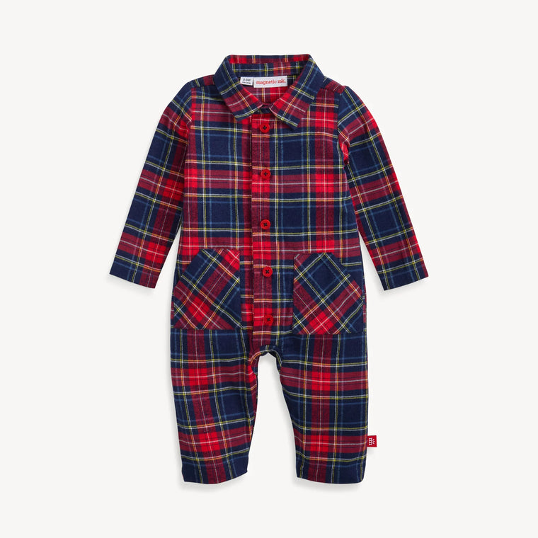 Holiday Plaid Romper
