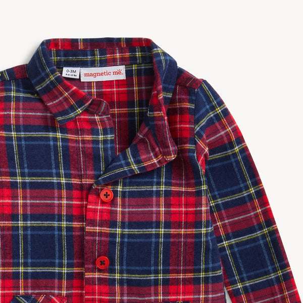 Holiday Plaid Romper
