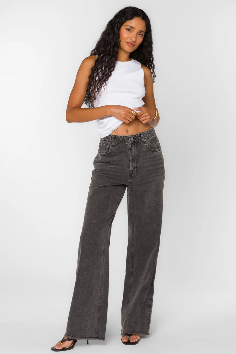 Nakita High Rise - Grey Rinse