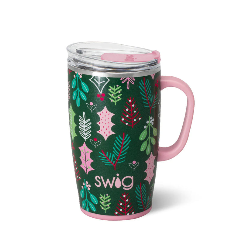 Merry Mistletoe Travel Mug (18 oz)