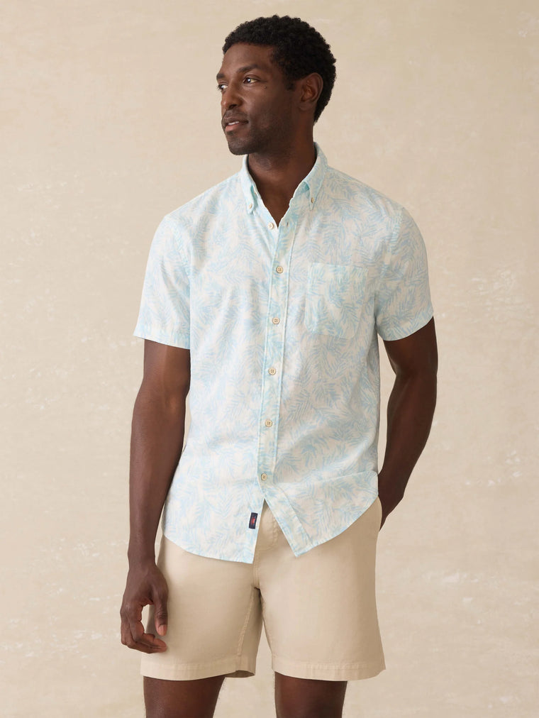 Breeze Shirt - Sky Beach Foliage