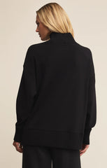 Sable Rib Sweatshirt - Black