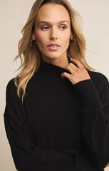 Sable Rib Sweatshirt - Black