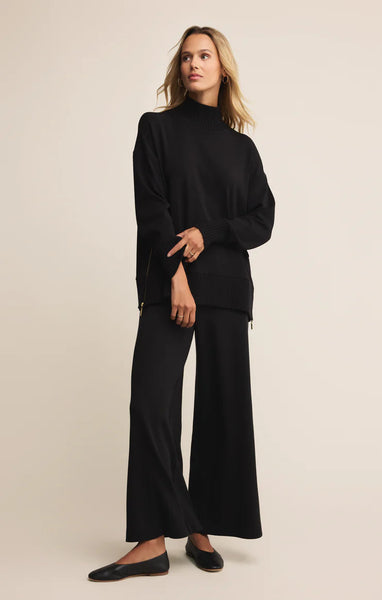Sable Rib Sweatshirt - Black