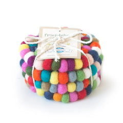 Eco Wool Coasters (Set of 4)