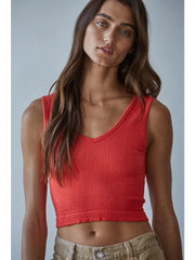 Seamless Reversible Crop Tank