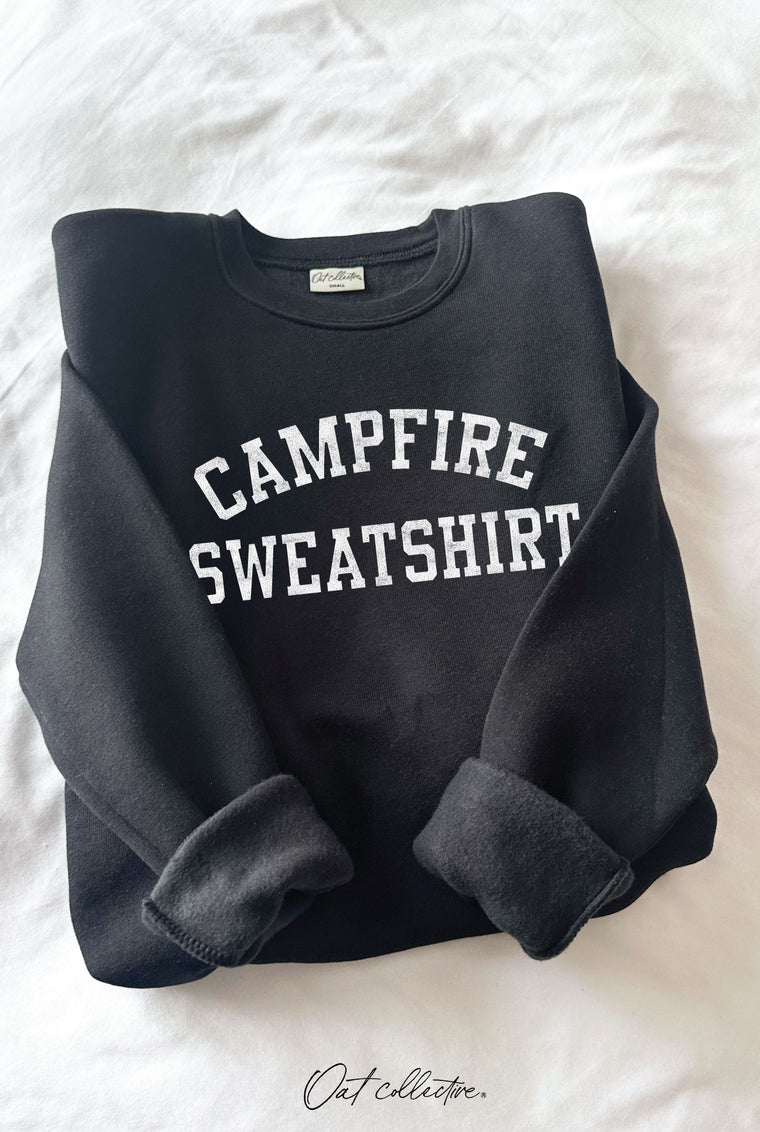 Campfire Crewneck - Black