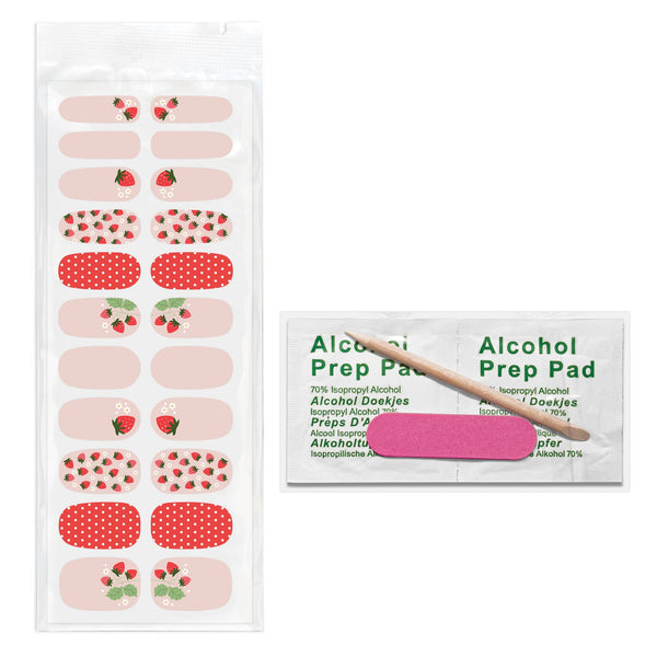 Berry Sweet Nail Wrap Kit