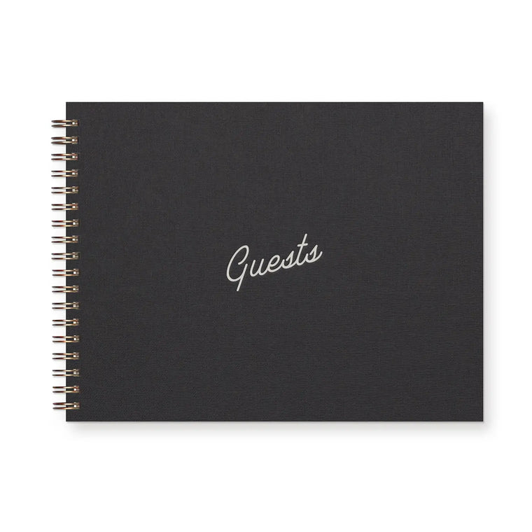 Guest Book - Black