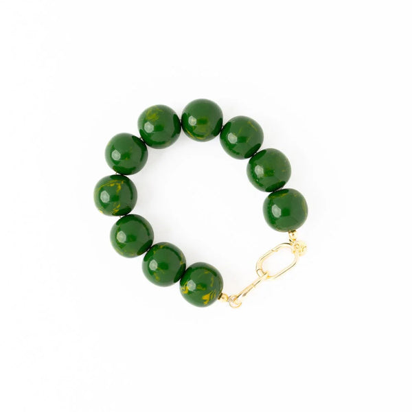 Cece Large Resin Bead Bracelet