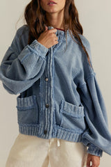 Cute in This Cardi - Dusty Blue