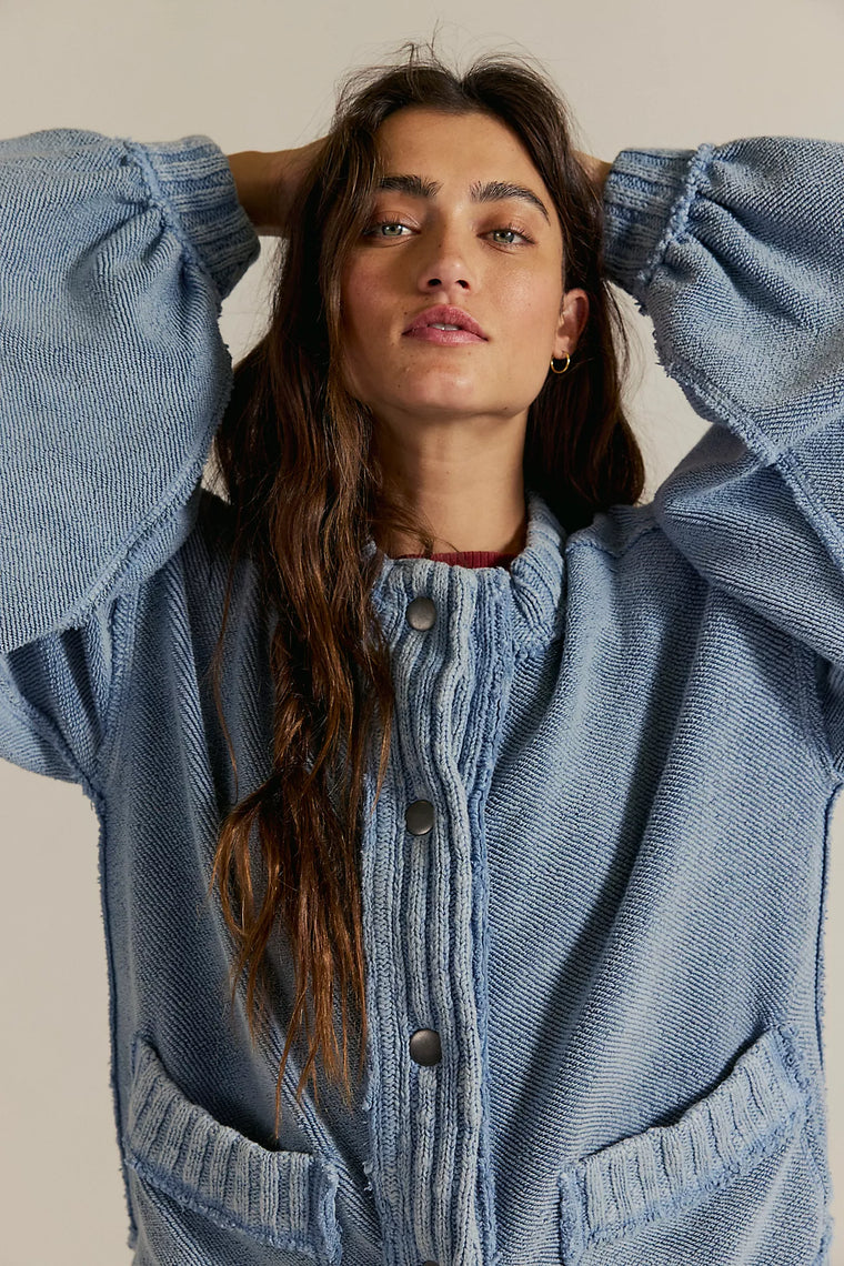 Cute in This Cardi - Dusty Blue
