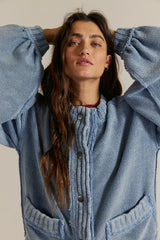 Cute in This Cardi - Dusty Blue