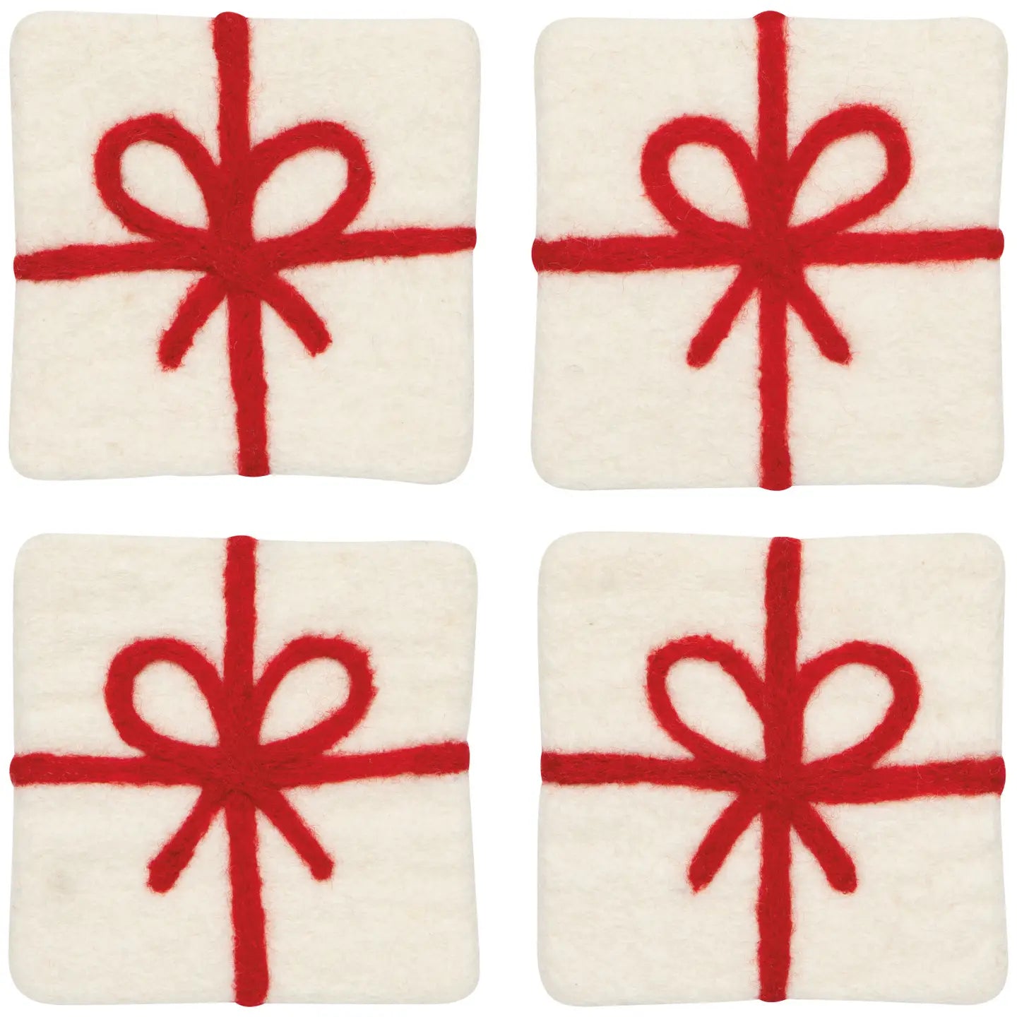 Presents Felt Wool Coaster (Set of 4)