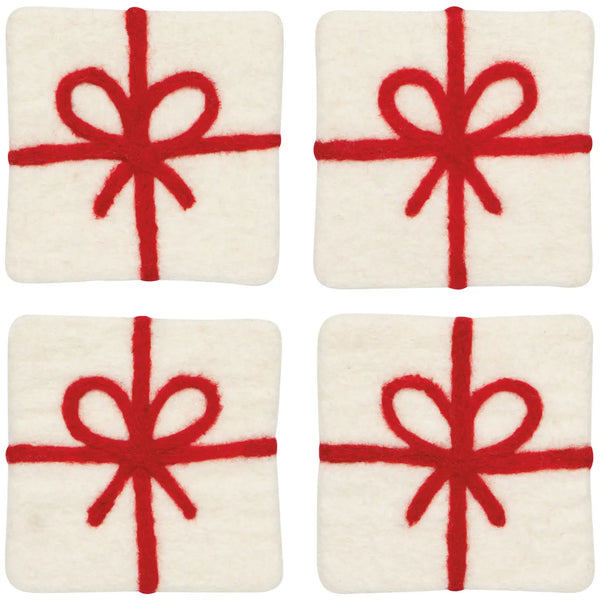 Presents Felt Wool Coaster (Set of 4)