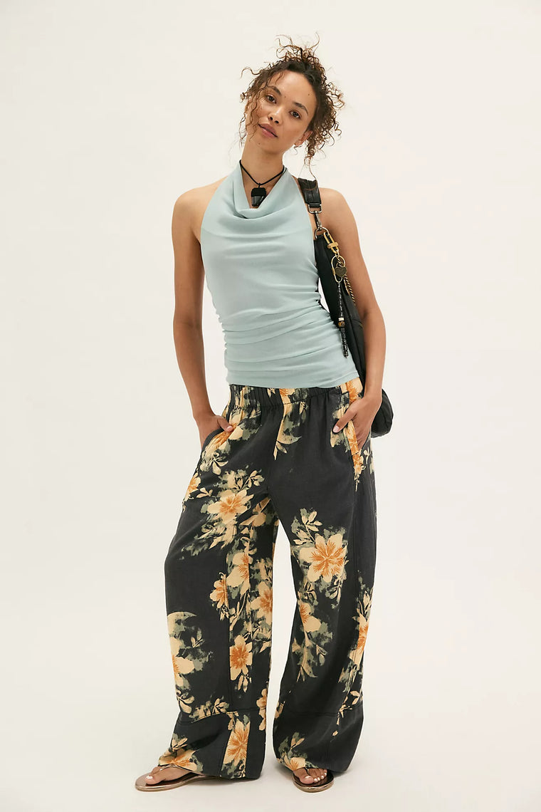Days End Pant - Washed Black Print