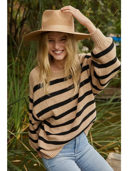 Oversized Striped Sweater