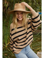 Oversized Striped Sweater