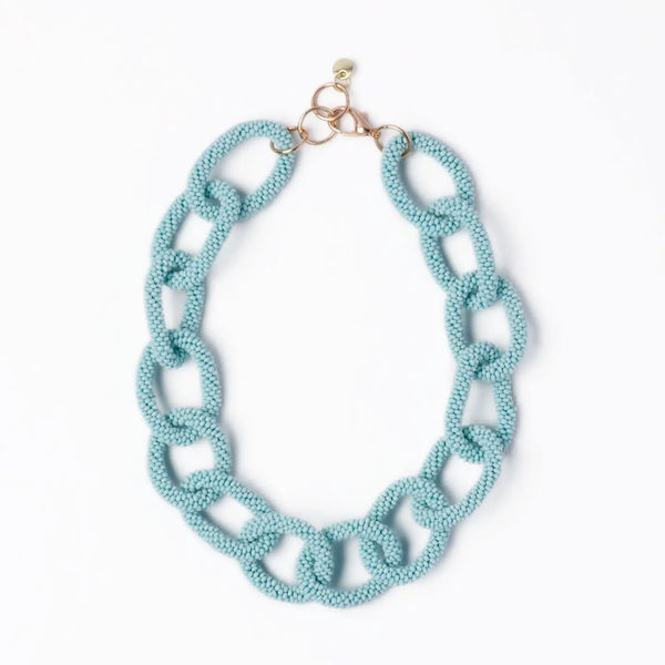 Jenna Chain Link Beaded Necklace