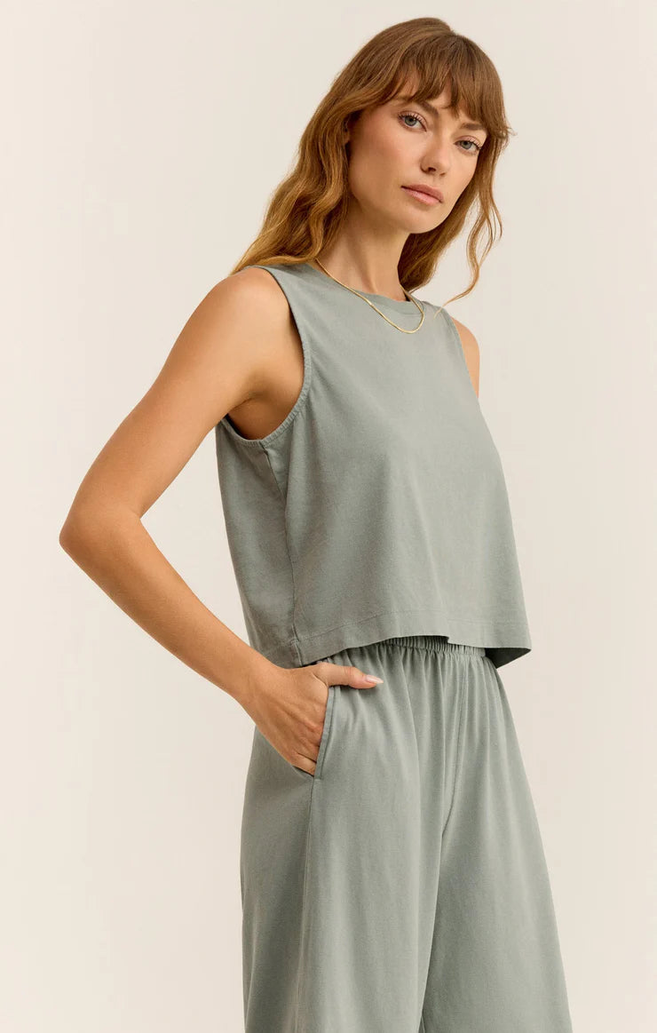 Sloane Jersey Muscle Tank