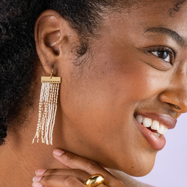 Lana Colorblock Beaded Earring