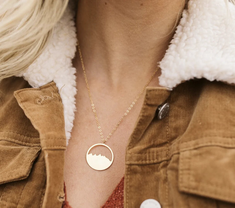Circle Teton Necklace