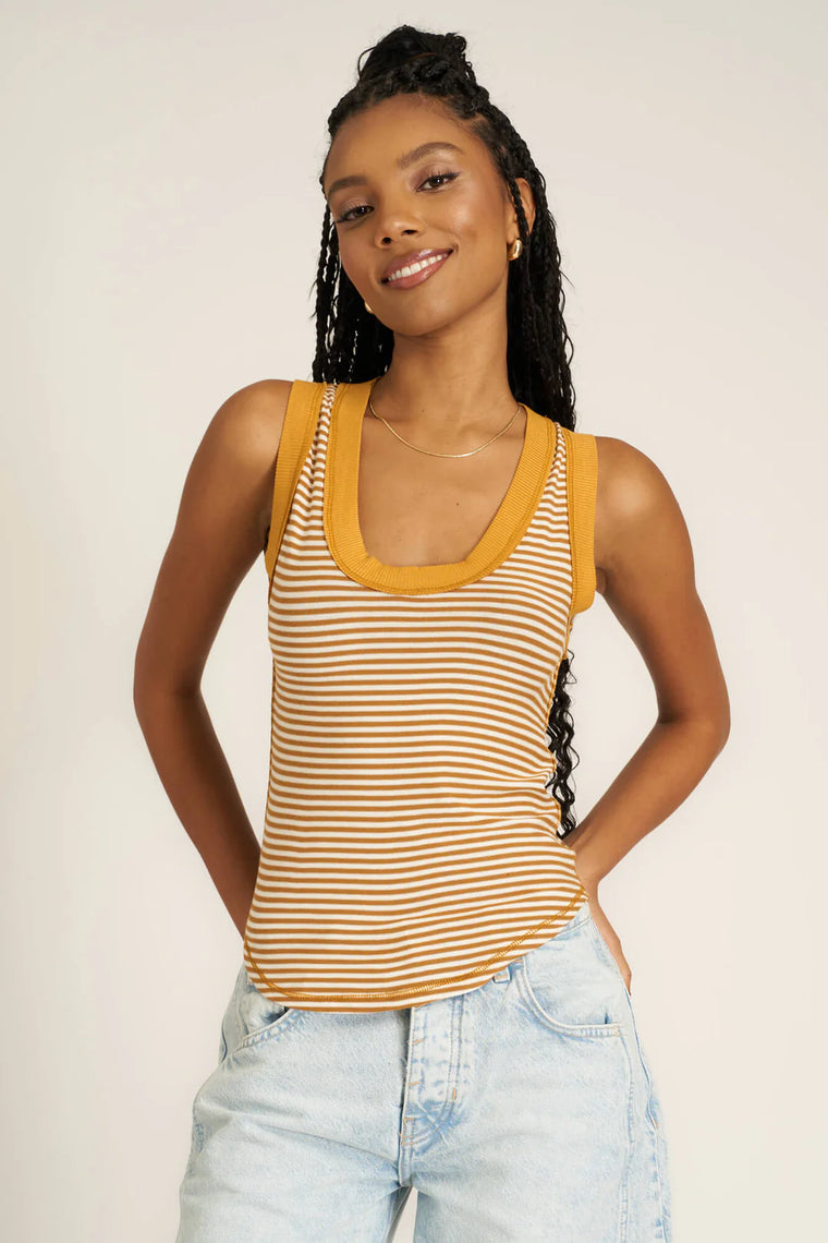 Hits Different Striped Tank
