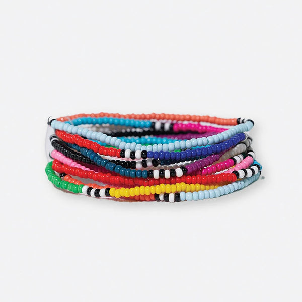 10 Strand Stretch Beaded Bracelet Pack