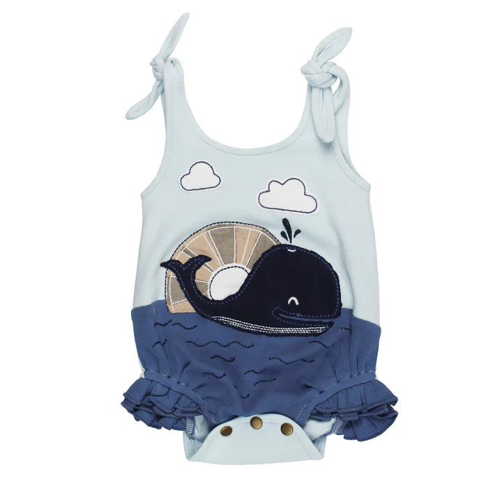 Organic Applique Bodysuit FINAL SALE