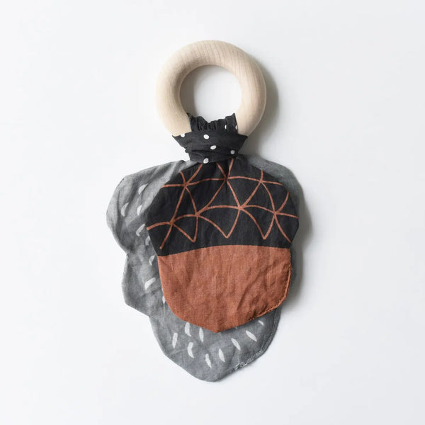 Crinkle Teether - Acorn