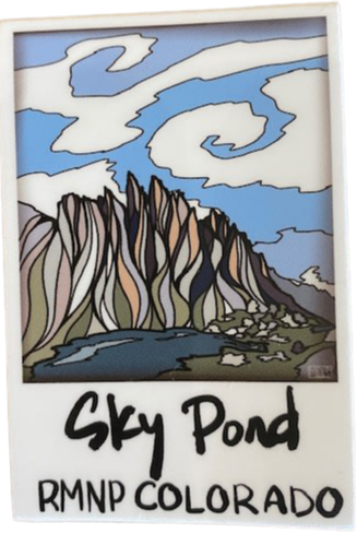Sky Pond Sticker