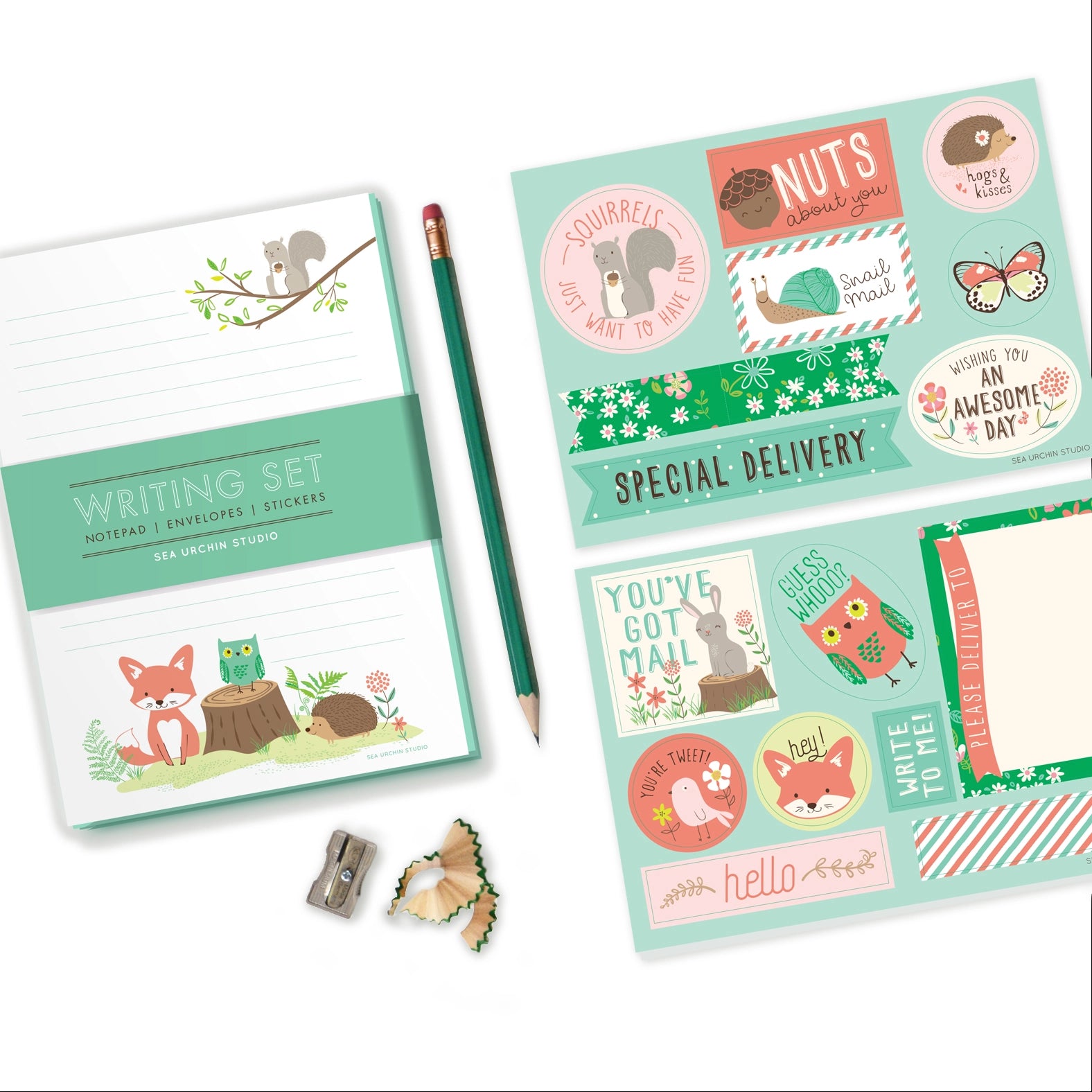 Writing Set - Woodland